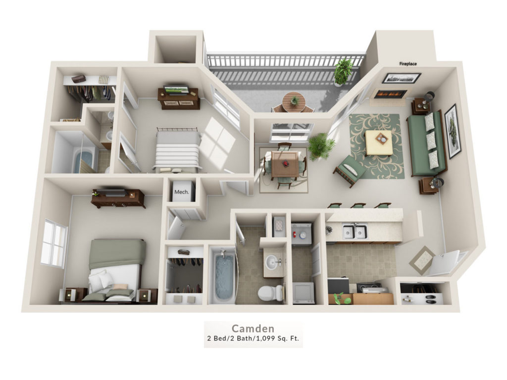 Camden floor plan